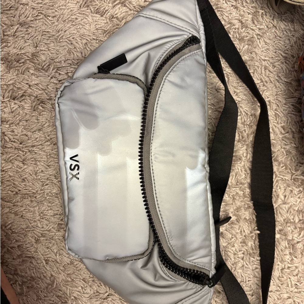 Victoria's Secret Reglective Silver Belt Bag